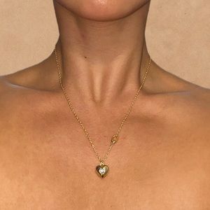 COACH Heart Pendant Necklace